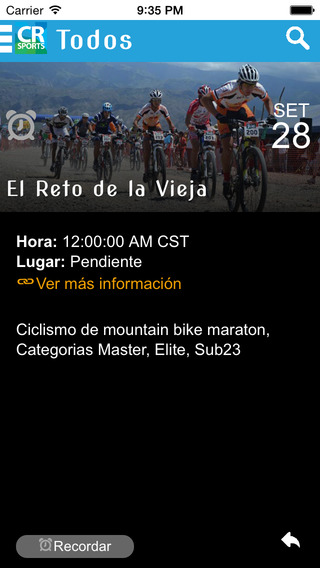 Eventos deportivos en Costa Rica